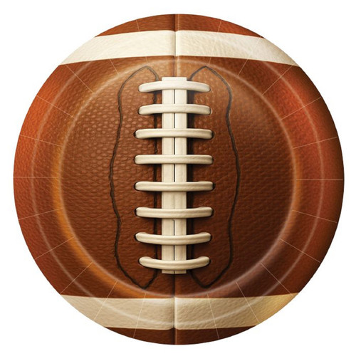 Football Game Day Sports Banquet Theme Party 9" Paper Dinner Plates