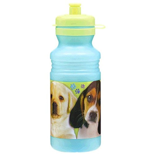 Party Pups Puppy Dog Animal Birthday Party Favor 18 oz. Plastic Sports Bottle