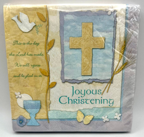 Inspirations Religious Christian Celebration Party Luncheon Napkins CHRISTENING