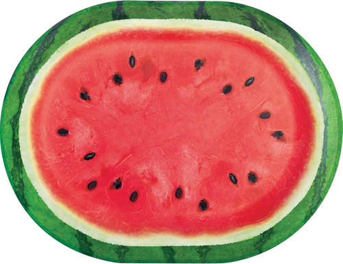 Marvelous Melon Watermelon Summer Luau Theme Party 12" x 9.25" Banquet Plates