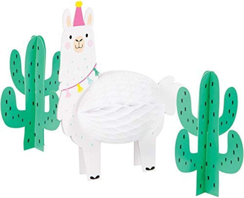 Llama Party Animal Cute Kids Birthday Party Table Decoration Centerpiece