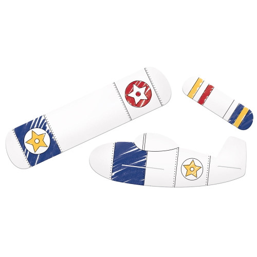 Lil Flyer Airplane Plane Cute Boys Kids Birthday Party Favor Paper Plane Kit