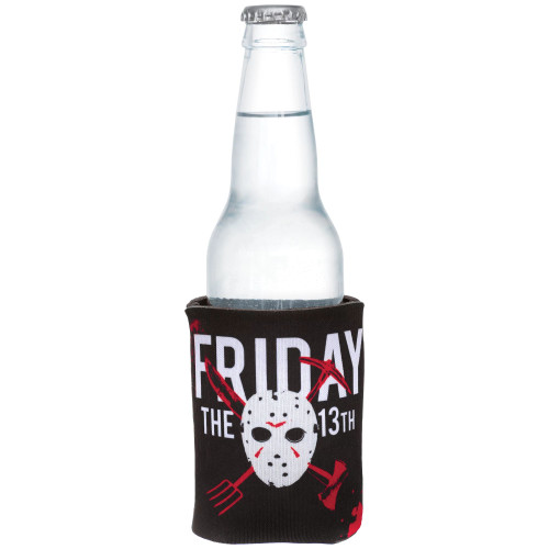 Friday the 13th Jason Voorhees Haunted House Halloween Party Favor Drink Cover