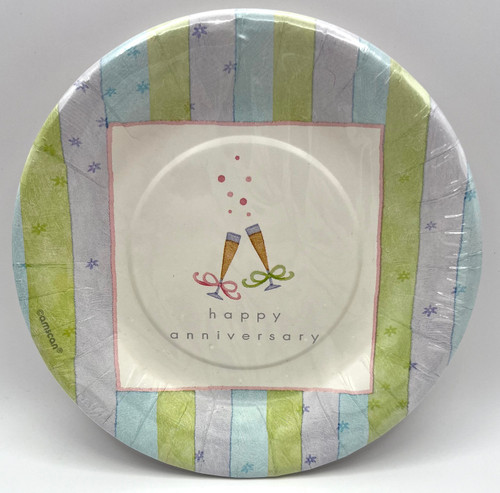 Celebration of Love Bridal Shower Wedding Party 7" Dessert Plates - Anniversary