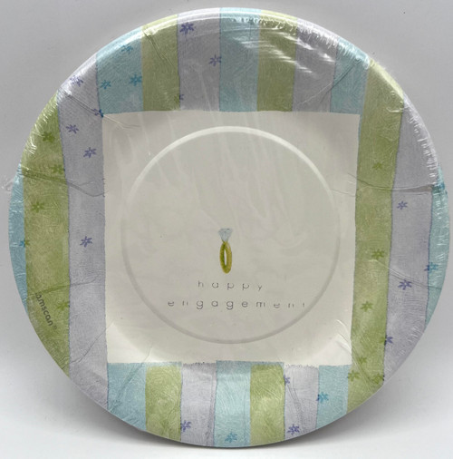 Celebration of Love Bridal Shower Wedding Party 7" Dessert Plates - Engagement