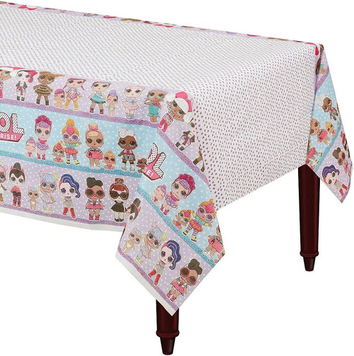 LOL Surprise Together 4 Eva Kids Birthday Party Decoration Plastic Tablecover