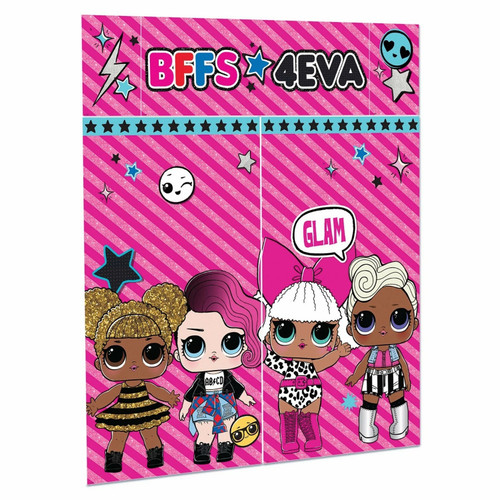 LOL Surprise Together 4 Eva Birthday Party Scene Setters Wall Decorating Kit