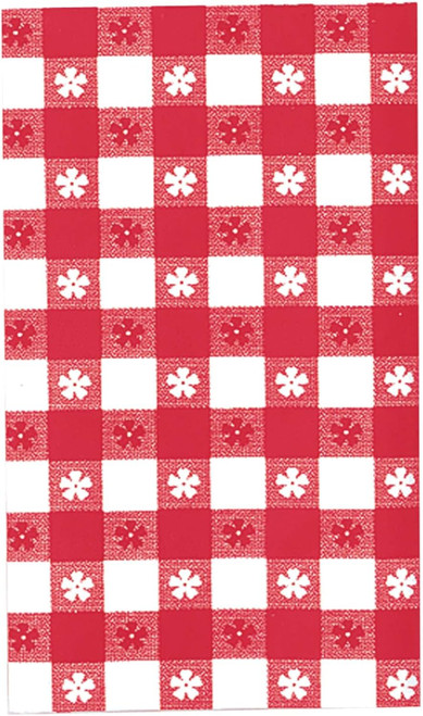 Red Gingham Cookout BBQ Picnic Theme Party Decoration Plastic Tablecover