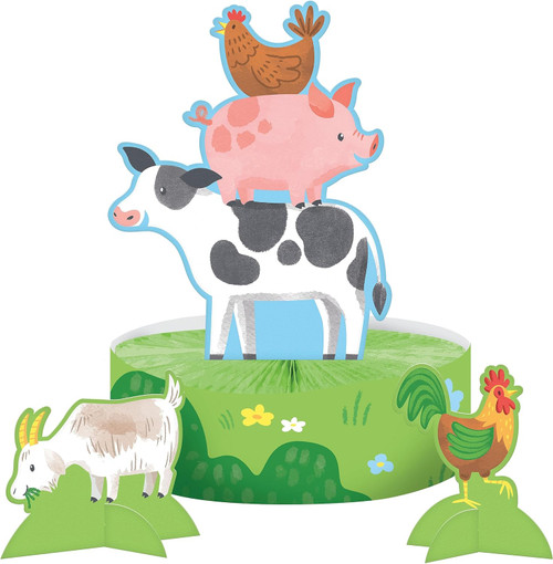 Farm Animals Barnyard Theme Barn Kids Birthday Party Decoration Centerpiece