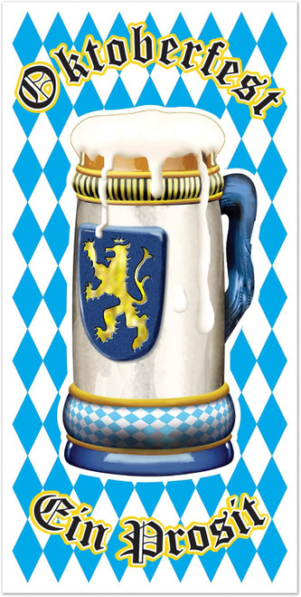 Oktoberfest German Beer Garden Bavarian Theme Party Decoration Door Cover