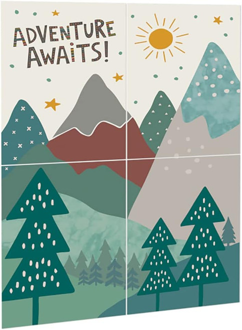 Wilderness Adventure Outdoors Birthday Party Scene Setters Wall Decorating Kit