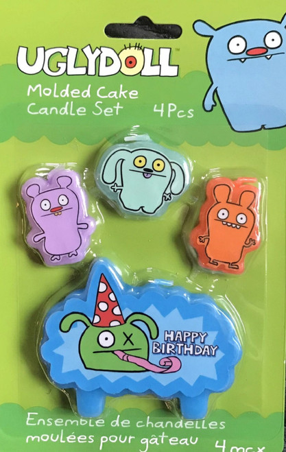 Uglydoll Ugly Dolls Cartoon Kids Birthday Party Decoration Molded Cake Candles
