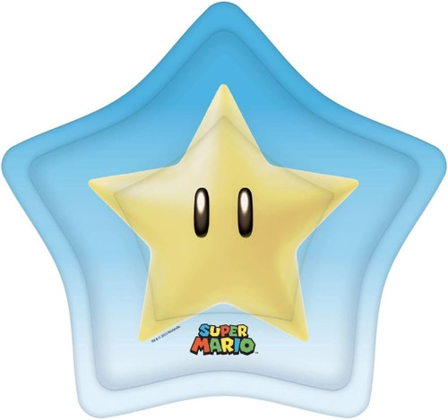 Super Mario Brothers Nintendo Movie Game Birthday Party 8" Star-Shaped Plates