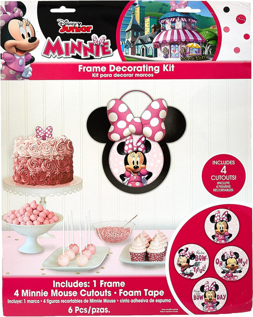 Minnie Mouse Forever Disney Cartoon Kids Birthday Party Frame Decorating Kit