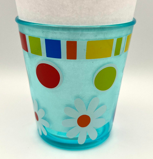 Sunny Days Blossoms Floral Summer Garden Theme Party 12 oz. Plastic Cup