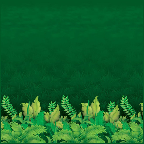Jungle Foliage Theme Birthday Party Hanging Wall Decoration Insta-Theme Backdrop