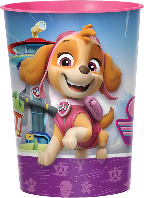 Paw Patrol Skye Nick Jr Dogs Cute Kids Birthday Party Favor 16 oz. Plastic Cup