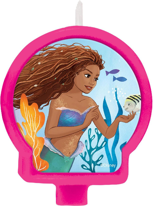 Little Mermaid Movie Disney Kids Birthday Party Decoration Molded Cake Candle