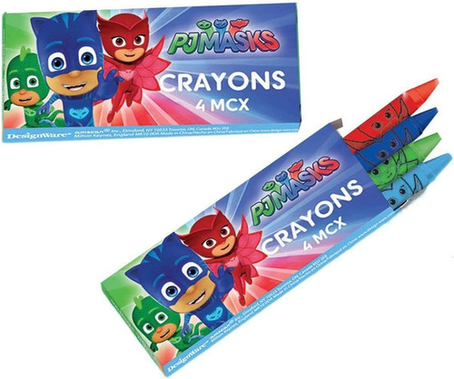 PJ Masks Disney Junior Kids Birthday Party Favor Crayons