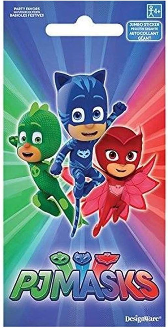 PJ Masks Disney Junior Kids Birthday Party Favor Scrapbook Jumbo Sticker