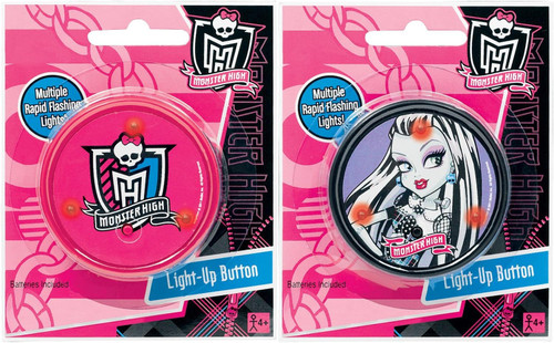 Monster High Mattel Toy Doll Girls Kids Birthday Party Favor Light-Up Button