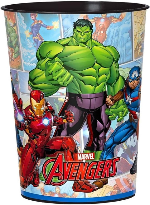 Marvel Avengers Powers Unite Superhero Birthday Party Favor 16 oz. Plastic Cup