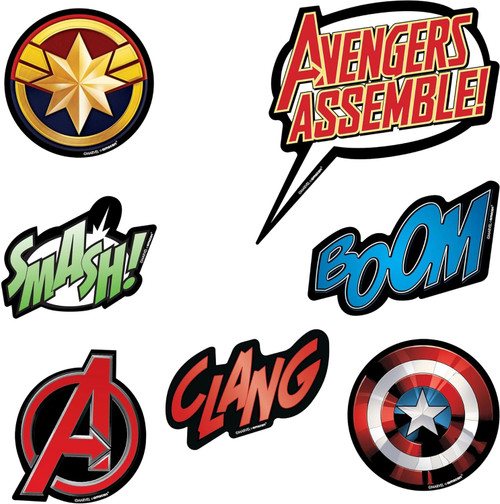 Marvel Avengers Powers Unite Superhero Birthday Party Decoration Vinyl Cutouts