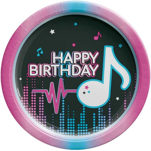 Internet Famous Pop Music Dance Girl Kids Birthday Party 7" Paper Dessert Plates