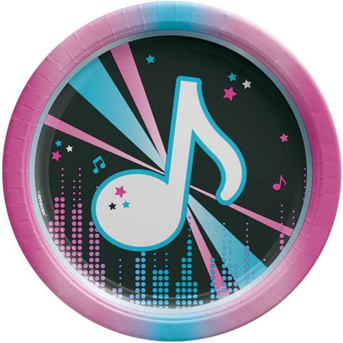 Internet Famous Pop Music Dance Girl Kids Birthday Party 9" Paper Dinner Plates