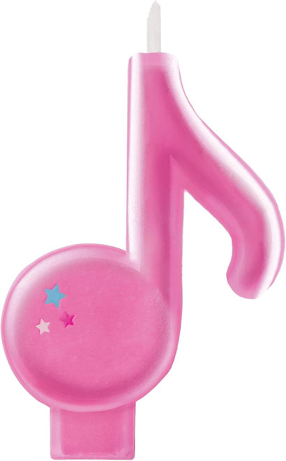 Internet Famous Dance Girl Kids Birthday Party Decoration Music Note Candle