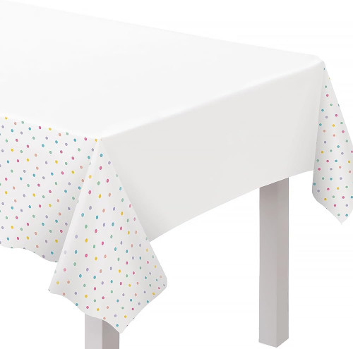 Spa Party Makeup Kids Slumber Happy Birthday Party Decoration Plastic Tablecover