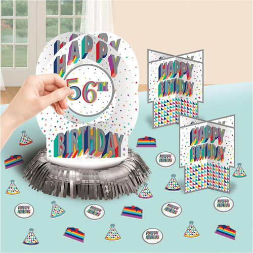 Here's to Your Birthday Over the Hill Party Centerpiece Table Decorating Kit
