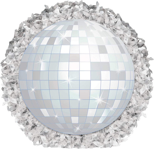 Good Vibes 60's 70's Decades Retro Theme Party Decoration Disco Ball Mini Pinata