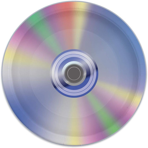 90's CD Decades Retro Music Theme Party 9" Paper Dinner Plates