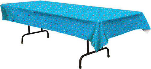 90's Decades Retro Music Theme Party Decoration Plastic Tablecover
