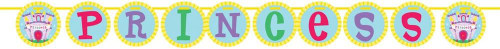 Castle Fun Princess Kids Birthday Party Decoration Circle Paper Letter Banner