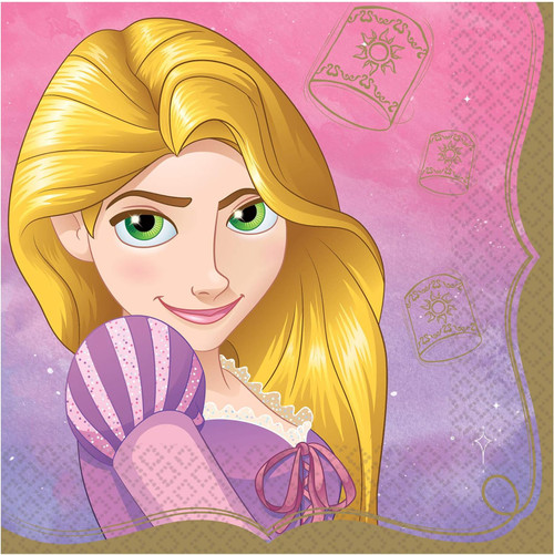 Disney Princess Cartoon Movie Birthday Party Paper Luncheon Napkins RAPUNZEL
