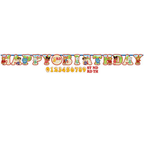 Daniel Tiger's Neighborhood PBS Kids Birthday Party Decoration Jumbo Banner Kit