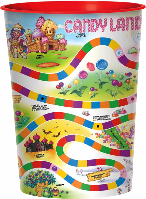 Candy Land Hasbro Board Game Kids Birthday Party Favor 16 oz. Plastic Cup
