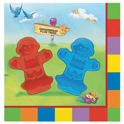 Candy Land Hasbro Board Game Kids Birthday Party Paper Beverage Napkins