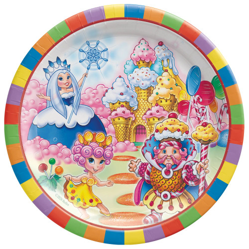 Candy Land Hasbro Board Game Kids Birthday Party 9" Paper Dinner Plates