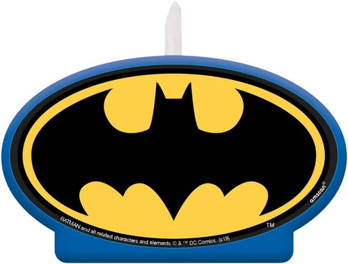Batman Heroes Unite DC Comics Kids Birthday Party Decoration Molded Cake Candle