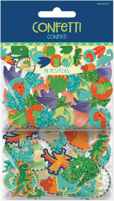 Dino-Mite Dinosaur Jurassic Kids Birthday Party Decoration Giant Confetti