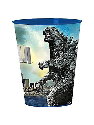 Godzilla Movie Classic Kaiju Monster Birthday Party Favor 16 oz. Plastic Cup