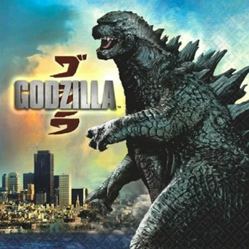 Godzilla Movie Classic Kaiju Monster Kids Birthday Party Paper Luncheon Napkins