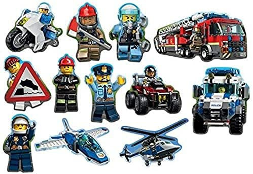 Lego City Movie Toy Game Kids Awesome Birthday Party Wall Decoration Cutouts