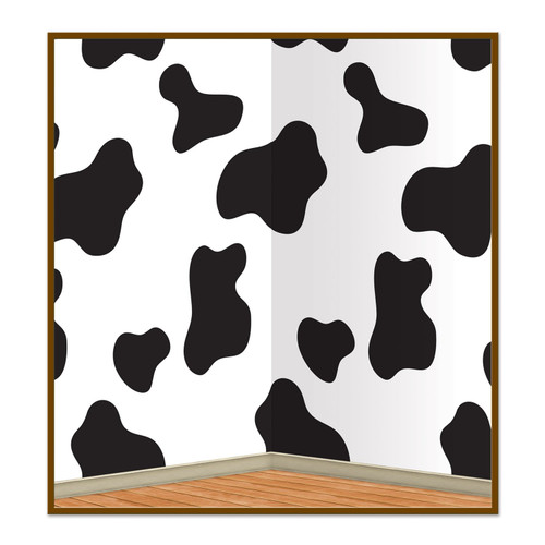 Cow Animal Print Farm Barnyard Birthday Party Decoration Insta-Theme Backdrop