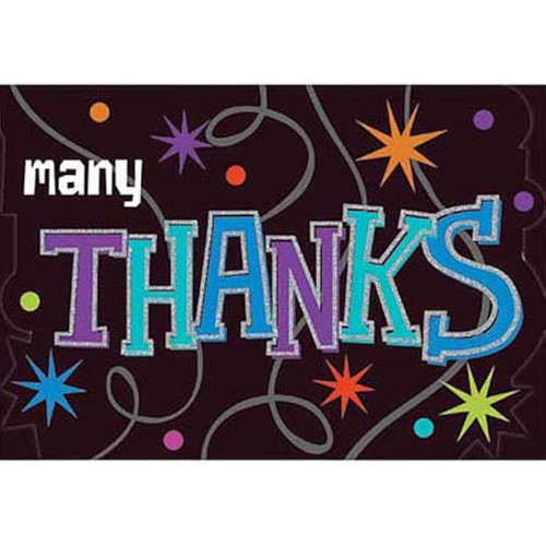 Party Continues Over the Hill Birthday Party Thank You Notes Cards w/Envelopes