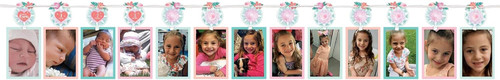 Free Spirit Bohemian Boho Chic Flower Birthday Party Decoration Photo Garland