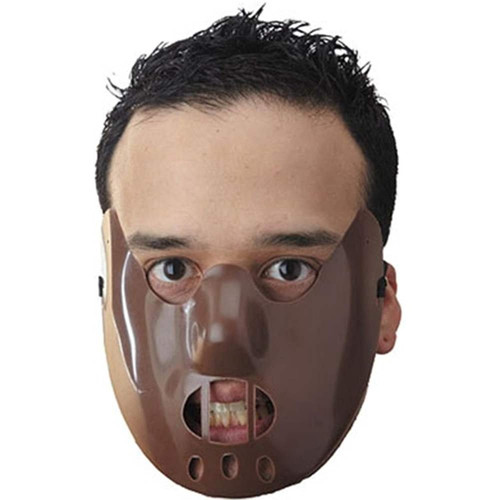 Restraint Mask Hannibal Cannibal Inmate Fancy Dress Halloween Costume Accessory